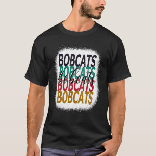 Bobcats Leerschool Sport Fan Team Spirit Blea T-shirt