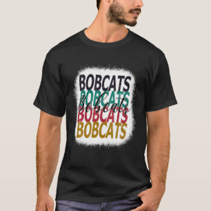 Bobcats Leerschool Sport Fan Team Spirit Blea T-shirt