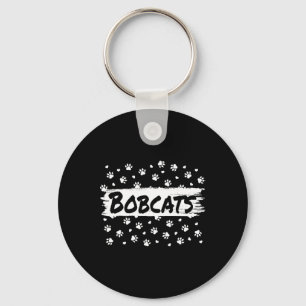 Bobcats Mascotte School Spirit Mannen Vrouwen Luip Sleutelhanger