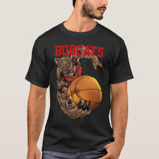 Bobcats Realistisch bobcat Basketbalteam T-shirt
