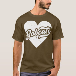 Bobcats School Spirit High School Mascotte T-shirt
