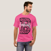 Bobcats School Spirit Leopard Sport Fan Game Day T-shirt (Voorkant volledig)