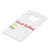 BobCoffee Creditkaart Flessenopener (Achterkant Gekanteld)