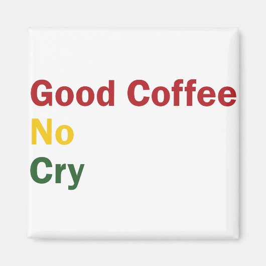 BobCoffee Magneet (Voorkant)