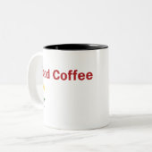 BobCoffee Tweekleurige Koffiemok (Voorkant links)