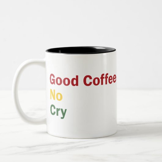 BobCoffee Tweekleurige Koffiemok (Links)