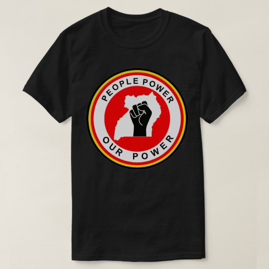 Bobi Wine-mensen geven onze kracht T-shirt (Design voorkant)