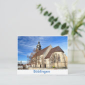 Böblingen, Stadtkirche Briefkaart (Staand voorkant)