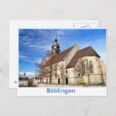 Böblingen, Stadtkirche Briefkaart (Voorkant / Achterkant)