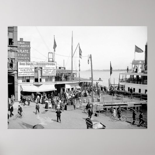 Boblo Boat Dock Poster (Voorkant)