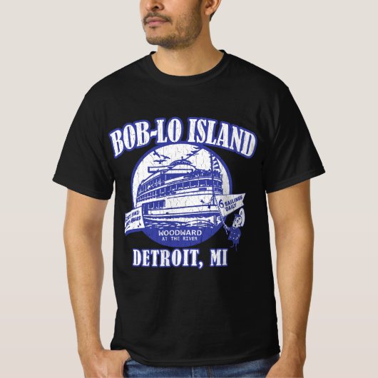 Boblo Island, Detroit Michigan ( look) T-shirt (Voorkant)