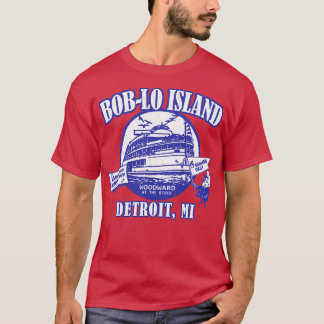 Boblo Island MI  verdrietig uiterlijk T-shirt