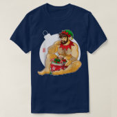 Bobo-Beer - Adam Likes Santas-geschenken - Kerstmi T-shirt (Design voorkant)
