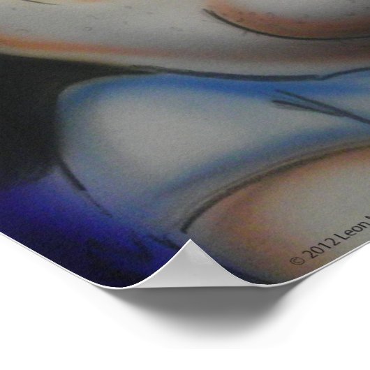 Bobo Bigfoot Caricature Print (Hoek)