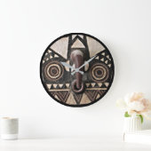 Bobo Bwa Hawk-masker - Ronde wandklok (Huis)