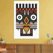 Bobo Bwa Mask Canvas Afdruk (Insitu (Woonkamer))