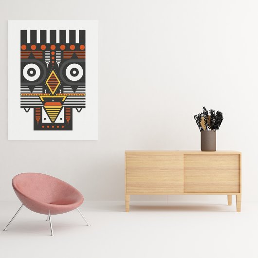 Bobo Bwa Mask Canvas Afdruk