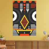 Bobo Bwa Tribal Canvas Afdruk (Insitu (Woonkamer))