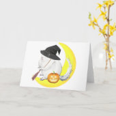 Bobo de chinchilla halloon tussen heks kaart (Gele Bloem)