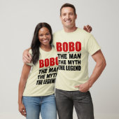 Bobo het Man de mythe de legende T-shirt (Unisex)