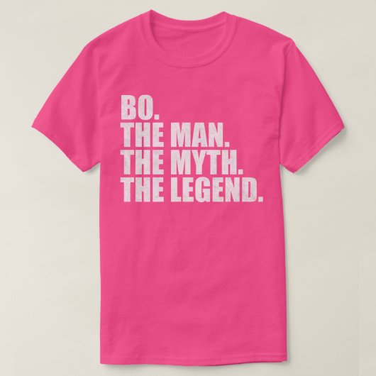 BoBo Naam Bo voornaam T-shirt (Design voorkant)