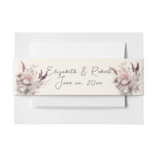 BoBo Roze Bourgogne Gedroogde Grassen Koning Prote Uitnodigingen Wikkel