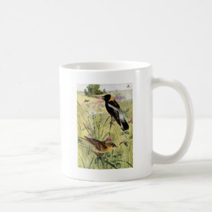 Bobolinks, Daisies en roze klaver Koffiemok