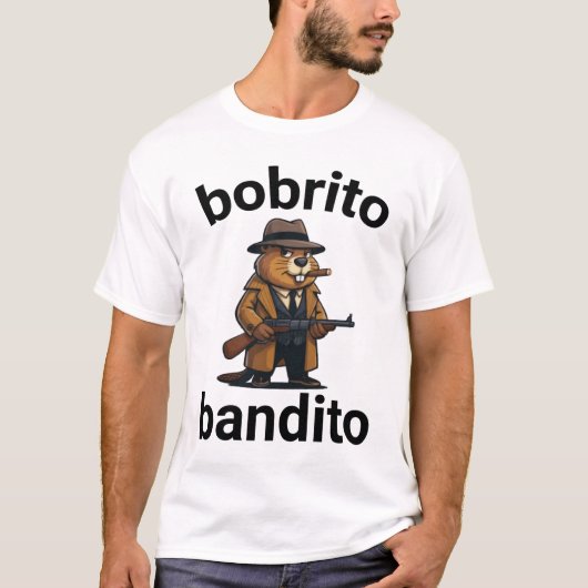 bobrito bandito Grappig Italiaans Brainrot Meme T-shirt (Voorkant)