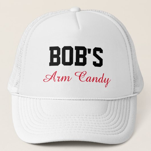 Bob's Arm Candy Hoed Trucker Pet (Voorkant)