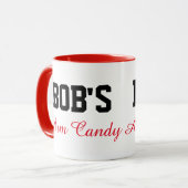 Bobs Arm Candy Rode Mok (Voorkant links)