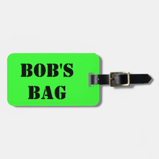 Bob's Bag Bagagelabel
