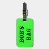 Bob's Bag Bagagelabel (Voorkant verticaal)