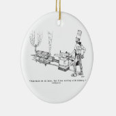 Bob's BBQ Ornament (rond, ovaal, vierkant) (Rechts)