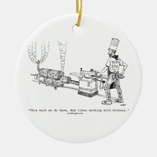 Bob's BBQ Ornament (rond, ovaal, vierkant) (Voorkant)
