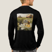 Bob's Bees Men's T-shirt Long sleeves (Achterkant volledig)