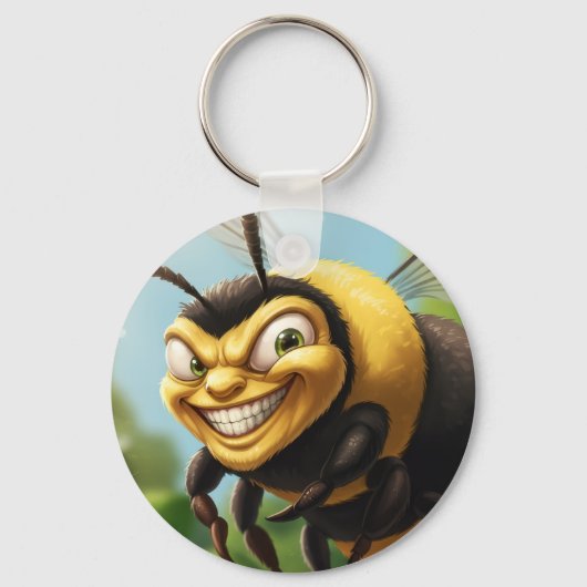 Bob's Bees Sleutelhanger Evil Smile Bee (Voorkant)