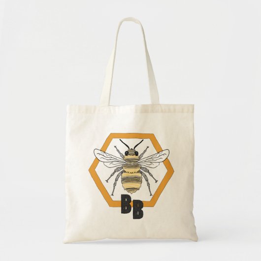Bob's Bees Tote Bag (Voorkant)