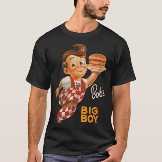 BOBS BIG BOY BURGER vriend grappig T-shirt (Voorkant)