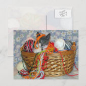 Bob's Fun met Yarn Briefkaart (Voorkant / Achterkant)