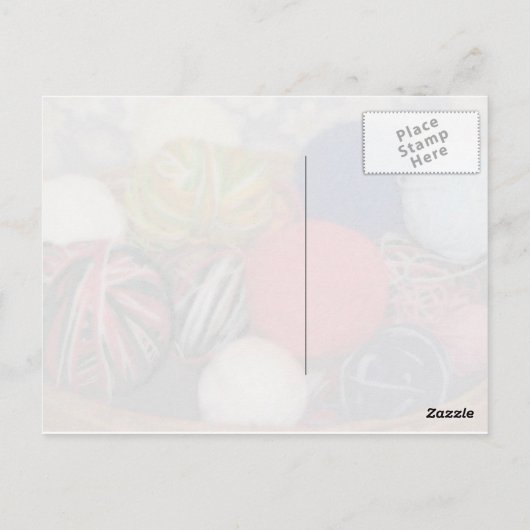 Bob's Fun met Yarn Briefkaart (Achterkant)