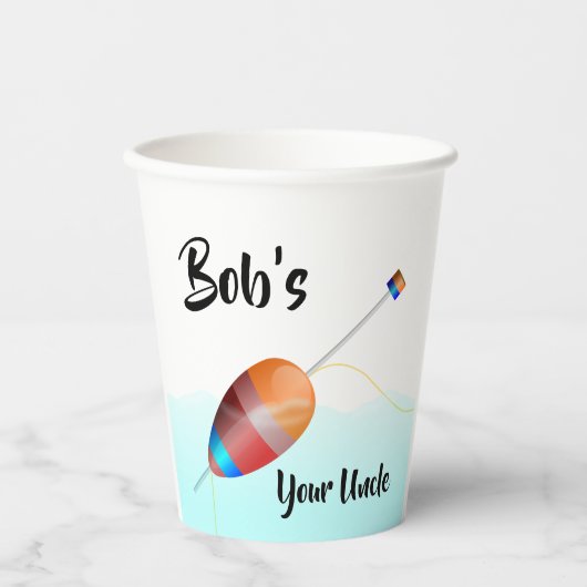 Bob's jouw oom papieren bekers (Voorkant)