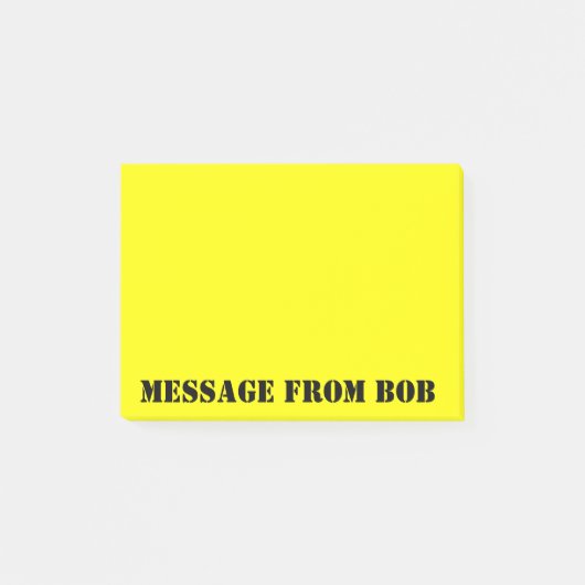 Bob's Notes Dayglow Yellow (Voorkant)