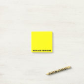 Bob's Notes Dayglow Yellow 3 X 3 (Op bureau)