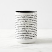 Bob's Super Long Vraag Coffee Mok (Midden)