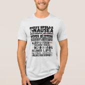 Bob's Symptomen Tri-Blend Shirt (Voorkant)