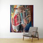 Bob's vleesetende infectie kreeg het beste van hem wandkleed (In situ)