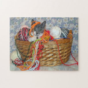 Bob's Yarn - Cat Puzzle Legpuzzel