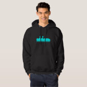 Bobsled - Cyaan Hoodie (Voorkant volledig)