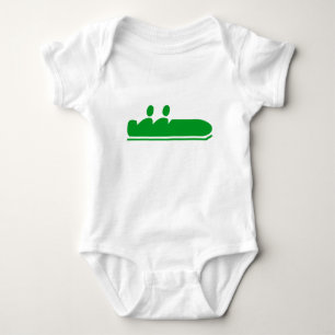 Bobsled - Grass Green Romper