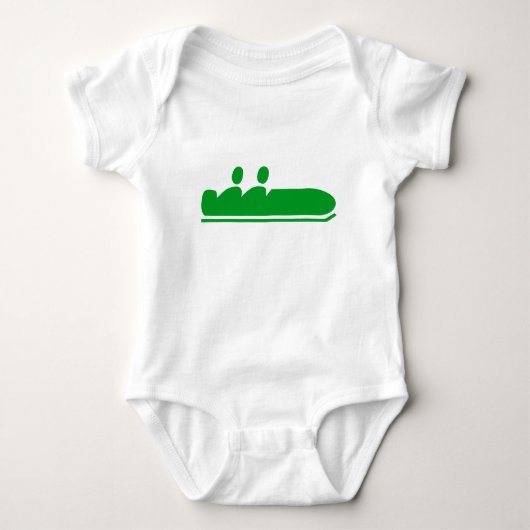 Bobsled - Grass Green Romper (Voorkant)